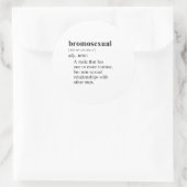 STICKER ROND BROMOSEXUEL (Sac)