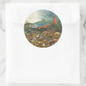 Sticker Rond Brook Trout (Sac)