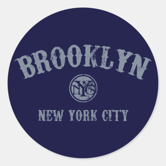 Sticker Rond *Brooklyn (Devant)