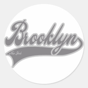 Sticker Rond Brooklyn New York