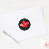 STICKER ROND BROOKS (Enveloppe)