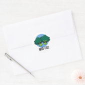 Sticker Rond Bros-coli Fantaisie Veggie Brocoli Pun (Enveloppe)