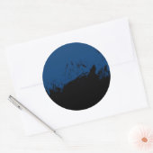 Sticker Rond Brosse 8 (Enveloppe)