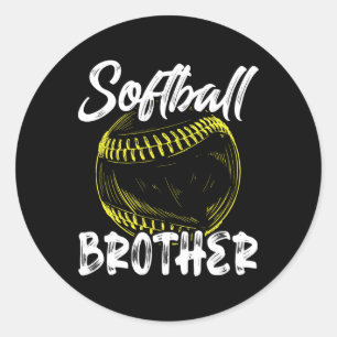Sticker Rond Brother For Men Family Matching Joueurs Pères Da