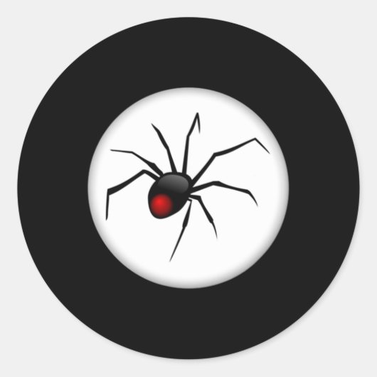 Sticker Rond Brouillard d'insectes (Devant)