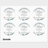 Sticker Rond Brouiller le Mariage efficace (Feuille)