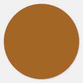 Sticker Rond Brown (Devant)