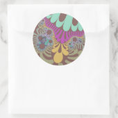 Sticker Rond Brown arc-en-ciel (Sac)