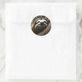Sticker Rond Brown Fuzzy (Sac)