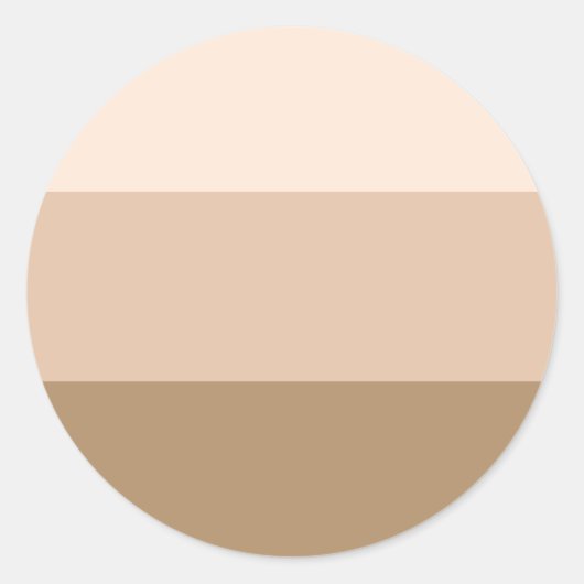 Sticker Rond Brown Ombre strié (Devant)