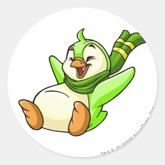 Sticker Rond Bruce Green (Devant)