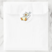 Sticker Rond Bruce White (Sac)