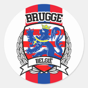 Sticker Rond Bruges