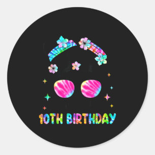 Sticker Rond Bruh 10e anniversaire 10 ans 10e anniversaire fill