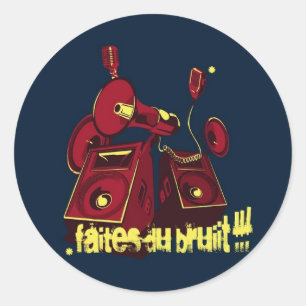 Sticker Rond Bruit