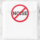 Sticker Rond Bruit anti (Sac)