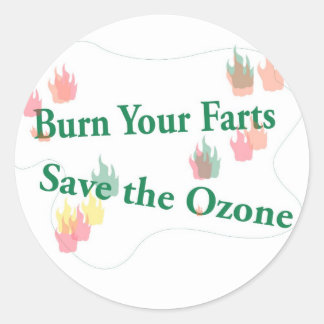Sticker Rond brûler vos fêtes
