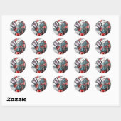 Sticker Rond Bruleur "Irish Terrier" (Feuille)
