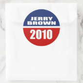 STICKER ROND BRUN DE JERRY POUR LE GOUVERNEUR (Sac)