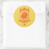 Sticker Rond Brutalist GRYFFINDOR™ Crest (Sac)