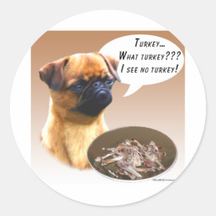 Sticker Rond Bruxelles Griffon Turquie