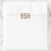 Sticker Rond BSN Bachelor of Science in Nursing Graduation (Sac)