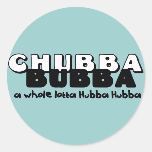 Sticker Rond Bubba (Devant)
