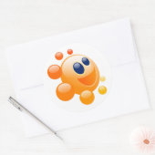 STICKER ROND BUBBBLY SUN (Enveloppe)