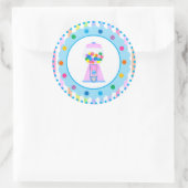 Sticker Rond Bubble Gum Party par Bella Bella Studios (Sac)