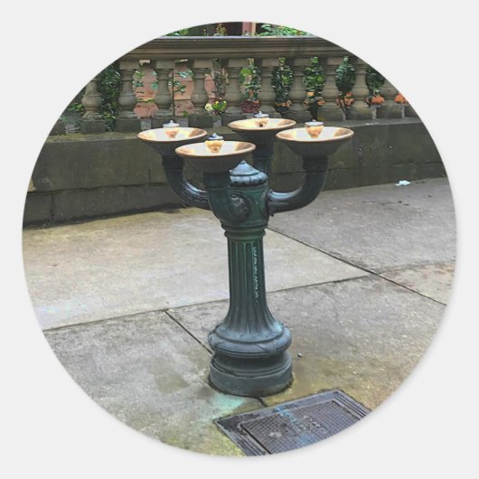 Sticker Rond Bubblers Benson Portland #1 (Devant)