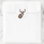 Sticker Rond Buck 10 points (Sac)