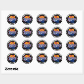 Sticker Rond Buckeye, Arizona (Feuille)