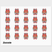 Sticker Rond Budapest (Feuille)