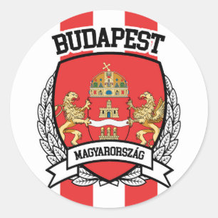 Sticker Rond Budapest