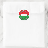 Sticker Rond Budapest Hongrie (Sac)