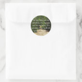 Sticker Rond Buddha Path (Sac)