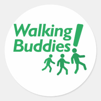 Sticker Rond BUDDIES DE MARCHE Motivation à marcher