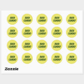 Sticker Rond Buen Camino (Feuille)