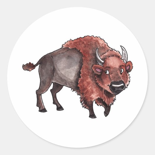 Sticker Rond Buffalo (Devant)