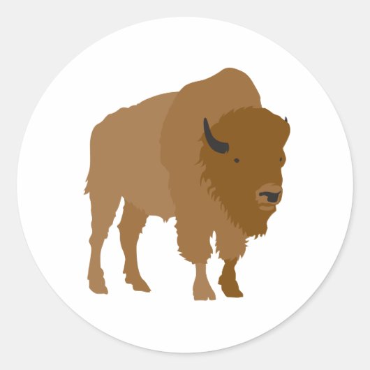 Sticker Rond Buffalo (Devant)