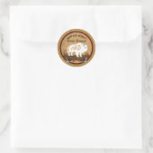 Sticker Rond Buffalo Spirit (Sac)