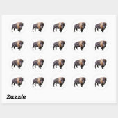 Sticker Rond buffle (Feuille)