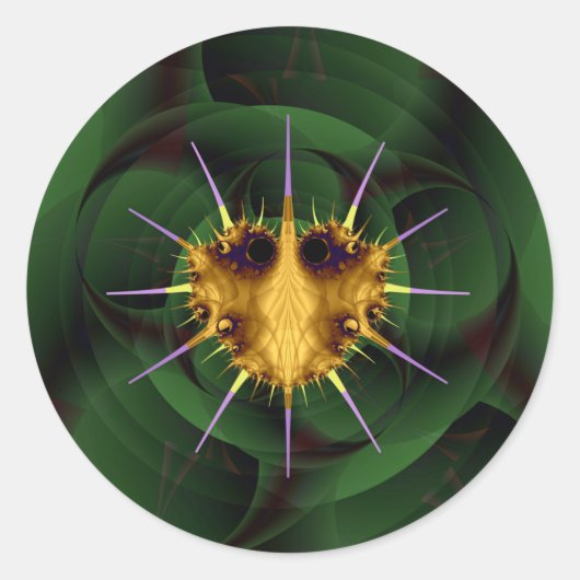 Sticker Rond Bug de soja (Devant)