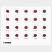 Sticker Rond Buggies de jardin ・ Smiling Ladybug (Feuille)