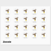 Sticker Rond Buggin' You again ・ Éclair bug (Feuille)