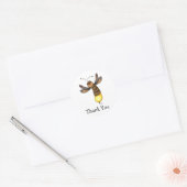 Sticker Rond Buggin' You again ・ Éclair bug (Enveloppe)