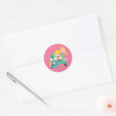 Sticker Rond BUGS BUNNY BUILDERS™| Lola Bunny Graphique de cara (Enveloppe)