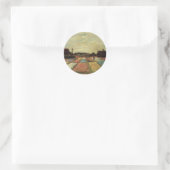 Sticker Rond Bulb Fields par Vincent van Gogh. (Sac)