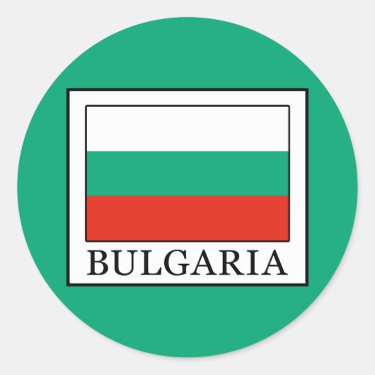 Sticker Rond Bulgarie (Devant)