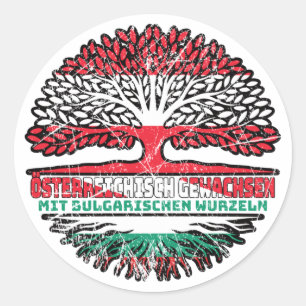 Sticker Rond Bulgarisch bulgare Österreichisch Österreich